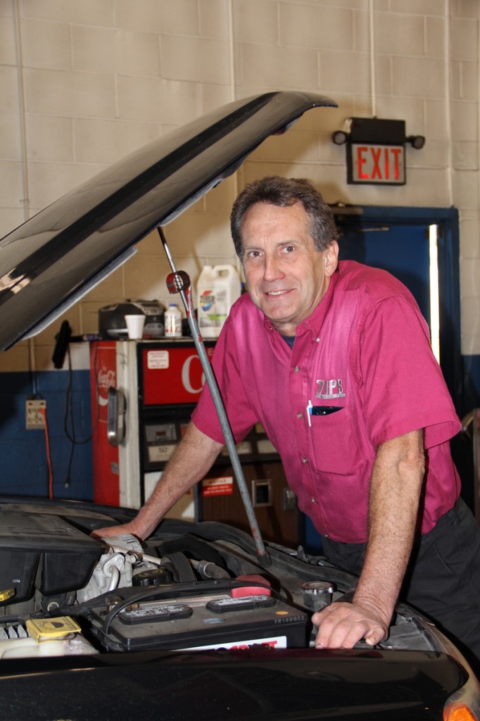 Mike Gardener is an experienced auto mechanic at Zips Auto in Hamilton, OH