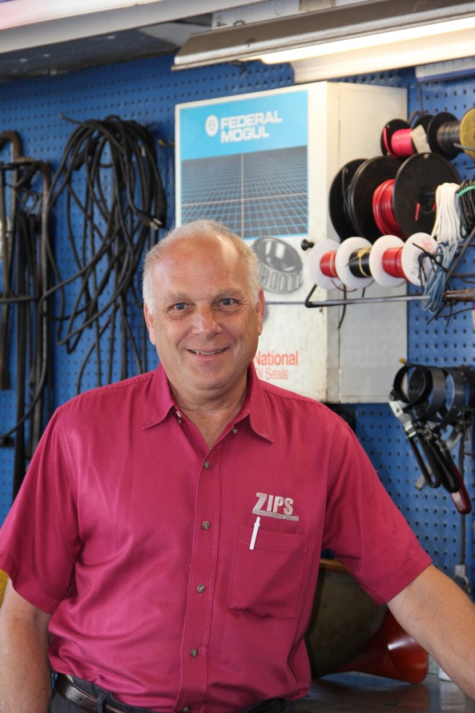 Jerry Ziepfel manages business operations at Zips Automotive in Hamilton, Ohio